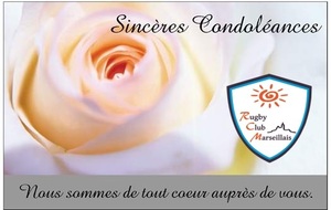 Sinceres condoléances à Aline et sa famille