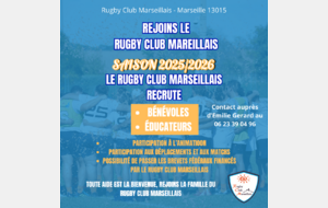 Recrutement Bénévoles/Educateurs Saison 2025/2026